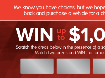 Southern Auto Group Scratch Off